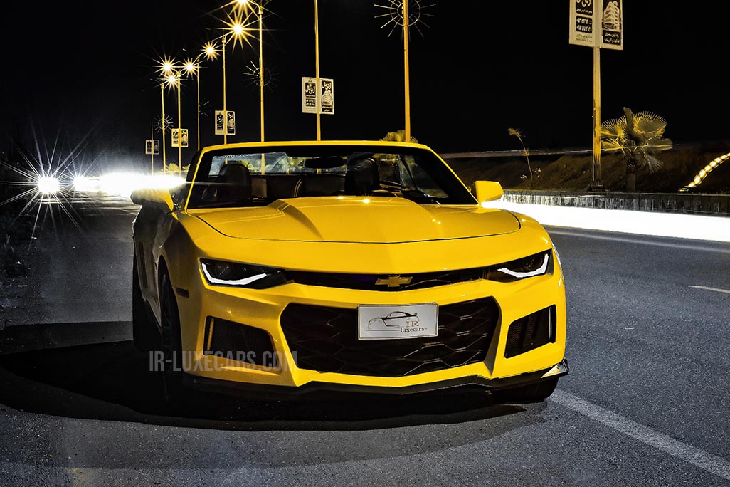 Testing and reviewing Chevrolet Camaro Convertible RS 2014 in Iran