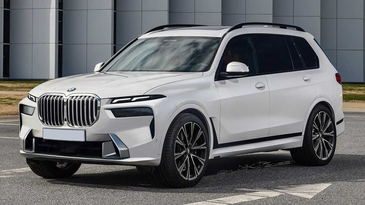 Leaked images of the BMW X7 2023
